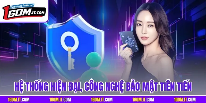 Hệ thống hiện đại, công nghệ bảo mật tiên tiến