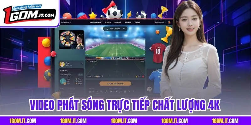Video phát sóng trực tiếp chất lượng 4K